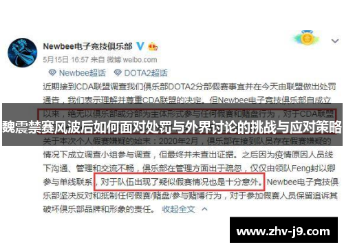 魏震禁赛风波后如何面对处罚与外界讨论的挑战与应对策略